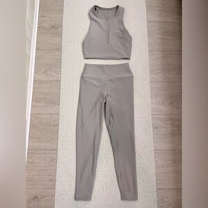Abercrombie & Fitch Women's Taupe Activewear Set